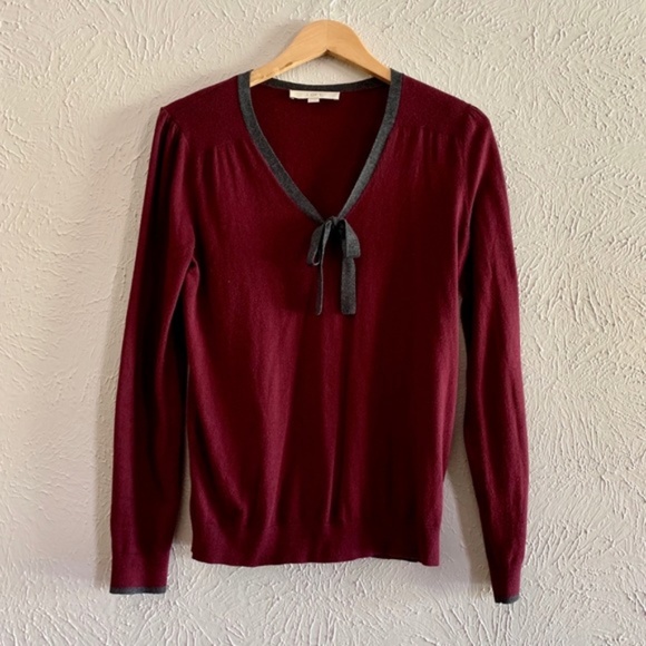 LOFT Burgundy and Grey - Picture 2 of 3